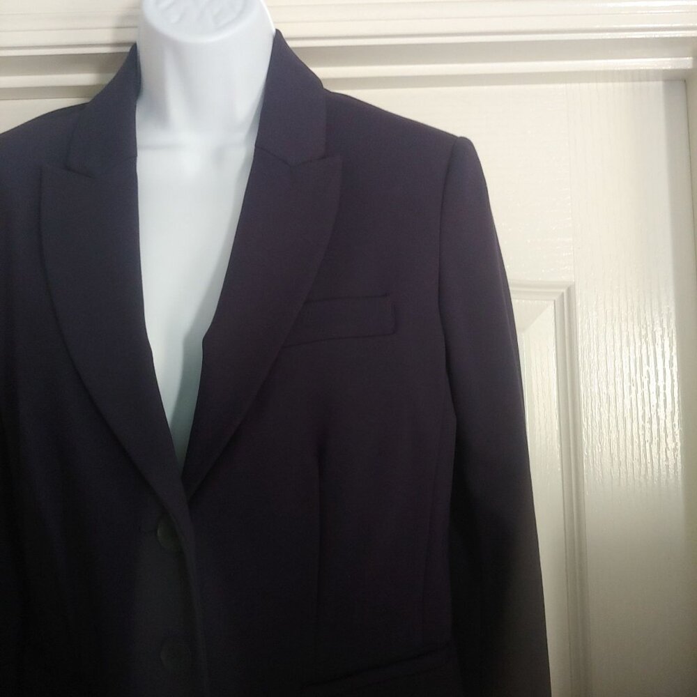 Boden Navy Structured 2 Button Blazer Pockets - image 4